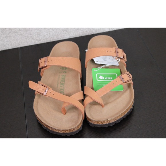 Birkenstock New w/o Box Mayari Brown Birko-Flor Reg Size 36 us 5.5‎ - Picture 2 of 5